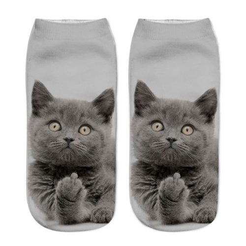 Roztomilé dámské ponožky Kitty - G