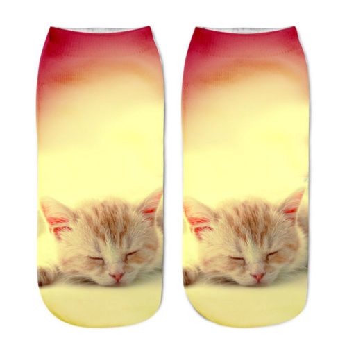 Roztomilé dámské ponožky Kitty - G