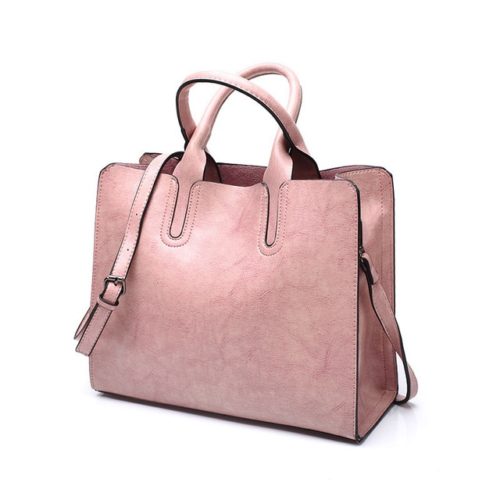 Dámská kožená kabelka Balmin - Pink