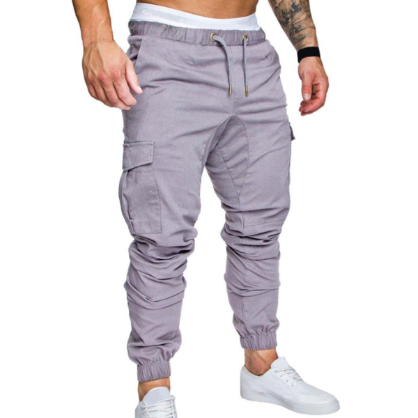Pánské kalhoty Charis - 4xl, Black-grey