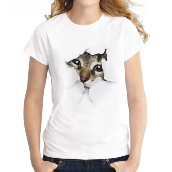 Stylové 3D dámské tričko - Xxxl, A0684-7
