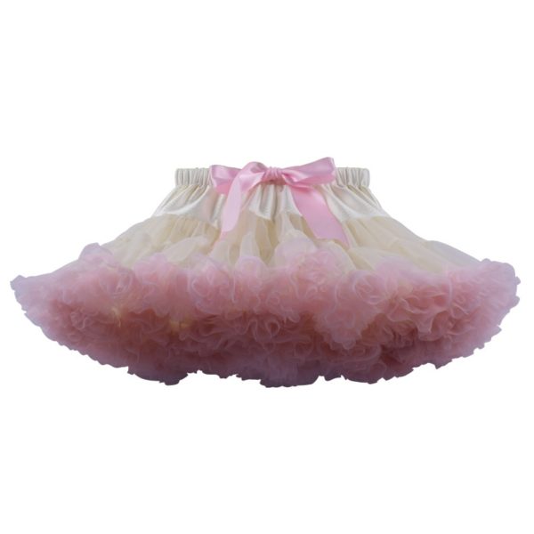 Dívčí baletní sukně s mašlí - 29, 4-roky