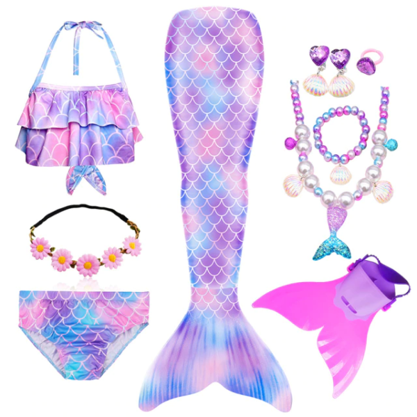 Plavecký kostým mořská víla - Package02-gb07, 150