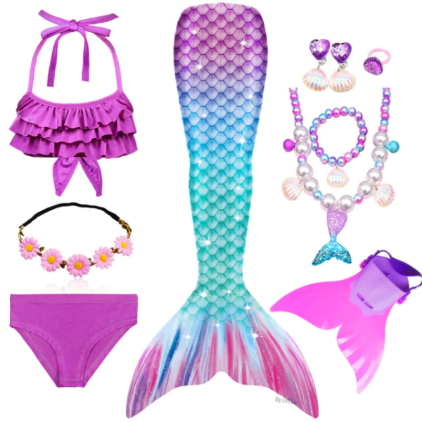 Plavecký kostým mořská víla - Package02-gb07, 150