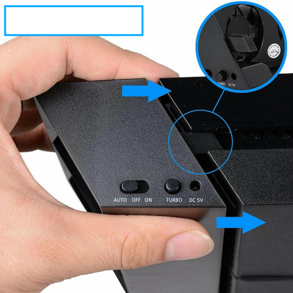 Doplňkový ventilátor/chlazení pro konzoli PlayStation 4