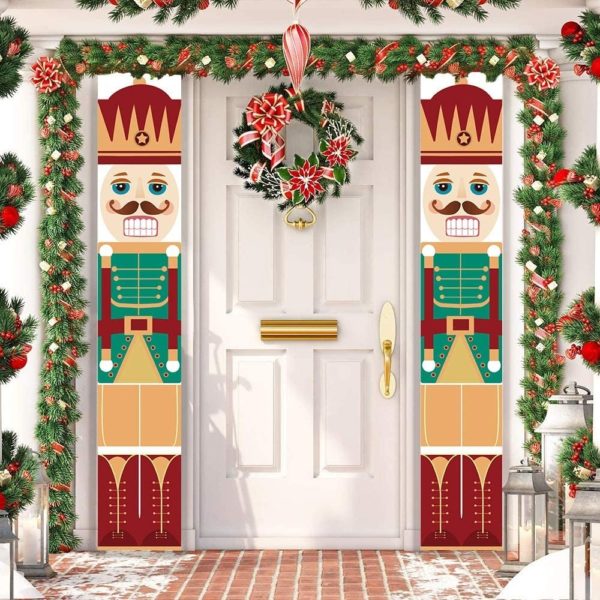 Vánoční dekorace na dveře - Motiv 18