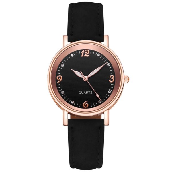 Moderní dámské náramkové hodinky - Black