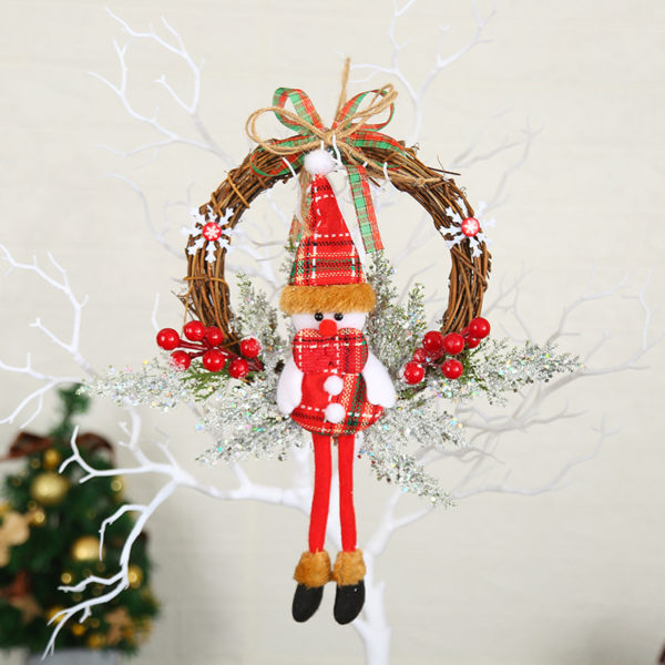 Vánoční dekorační věnec - 13