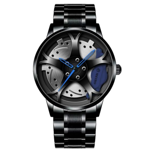 Luxusní pánské hodinky BRAKES - Leather Blue