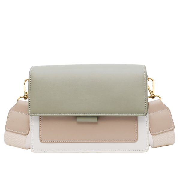 Moderní dámská minimalistická kabelka - Khaki, 19.5cm x15cm x7cm