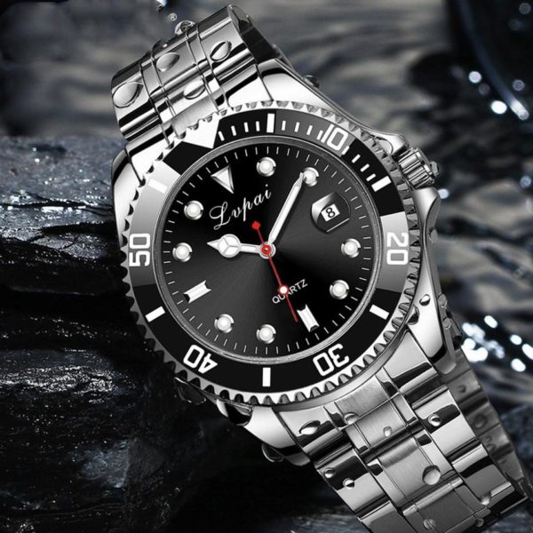 Luxusní pánské business hodinky - P1154-BK