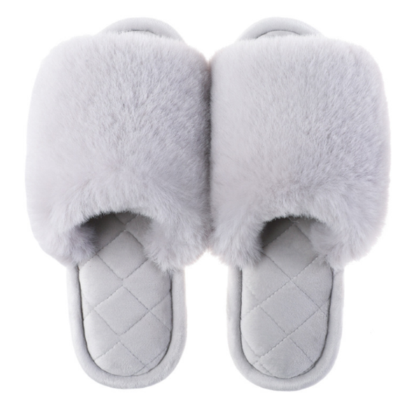Zimní dámské teplé pantofle - 2, 40