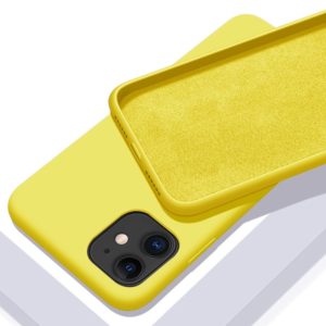 Luxusní silikonový obal na iPhone - For 12 Pro Max, Yellow