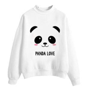Roztomilá dámská mikina Panda - 2-WH, XXL