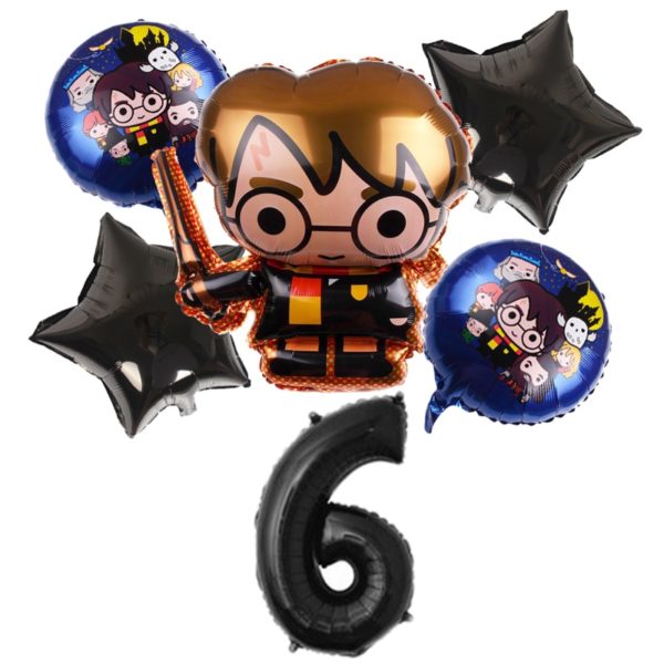Sada dětských párty narozeninových balónků Harry Potter - 6pcs 29