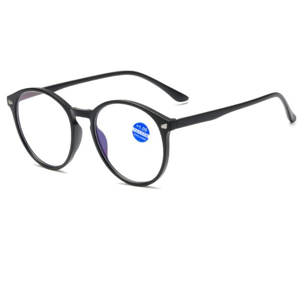 Módní celorámové retro kulaté dioptrické brýle - +400, C4Red