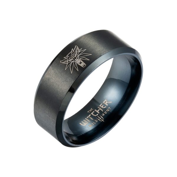 Vysoce kvalitní prsteny z nerezové oceli "Zaklínač" - 12, Gold