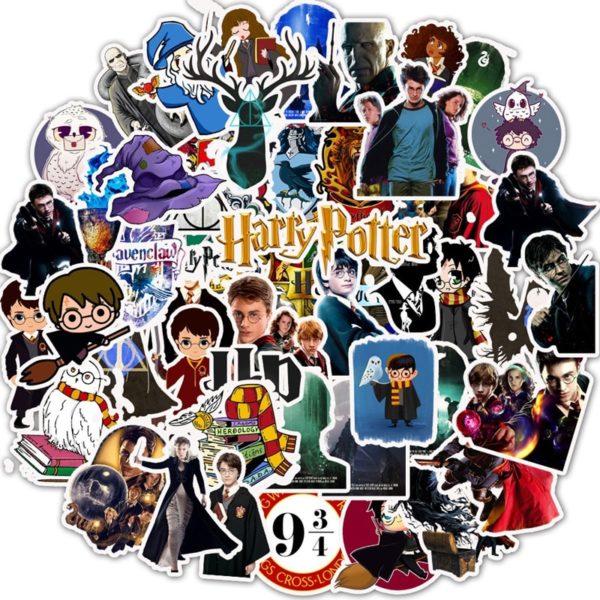 Sada 50 ks samolepek oblíbeného čaroděje Harryho Pottera - 50PCS 2