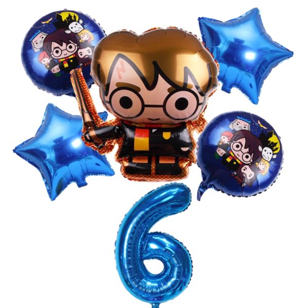 Sada dětských párty narozeninových balónků Harry Potter - 6pcs 29
