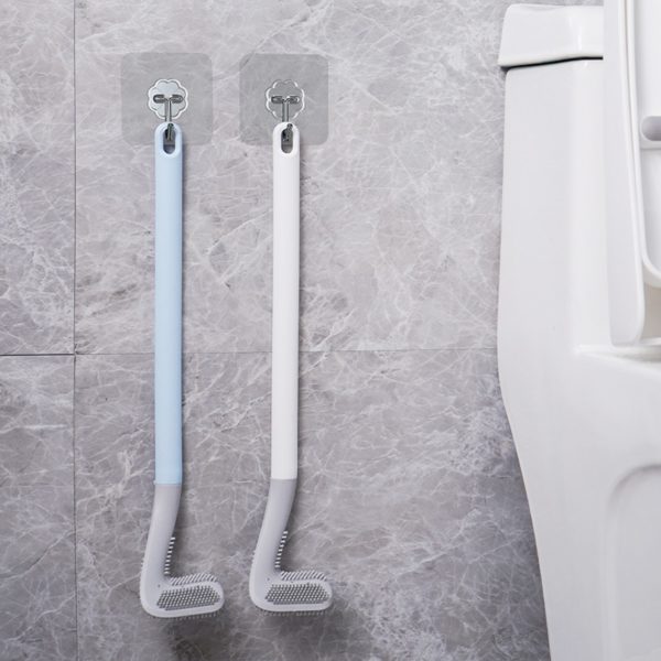 Nástěnný čistící kartáč na toalety - 5-Grey