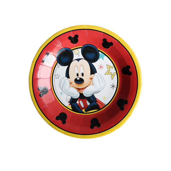 Narozeninová dekorační sada nádobí s potiskem Mickey Mouse - 56 ks