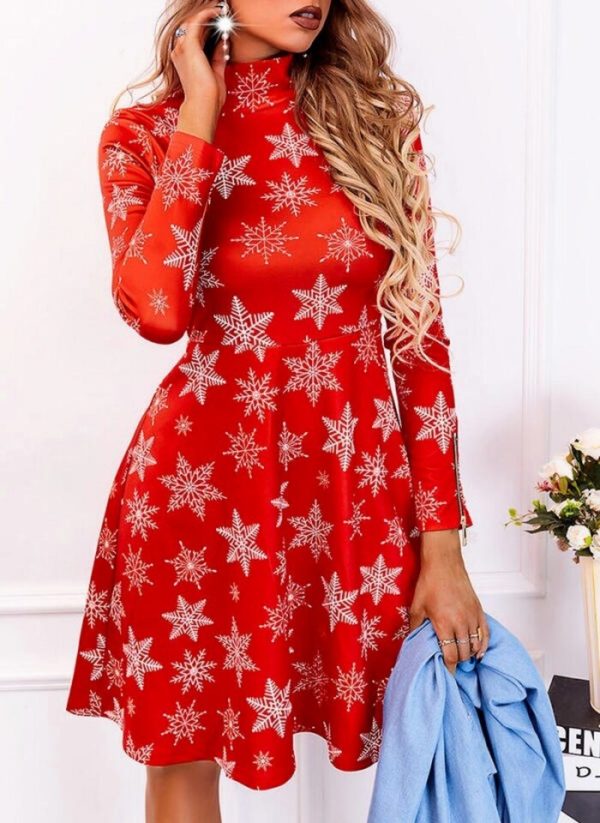 Dámské vánoční šaty Mia - B4Q063RD, 5XL