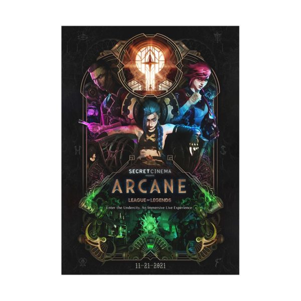 Textilní plakát s motivem "Arcane" - 5-5, 40X60cm