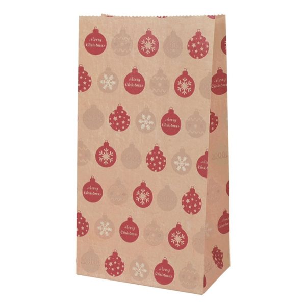 Dárkové papírové tašky s vánočními motivy 10 kusů - B17