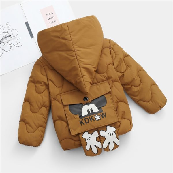 Dětská zimní bunda s kapucí a potiskem Mickey - WTD24HE, 6