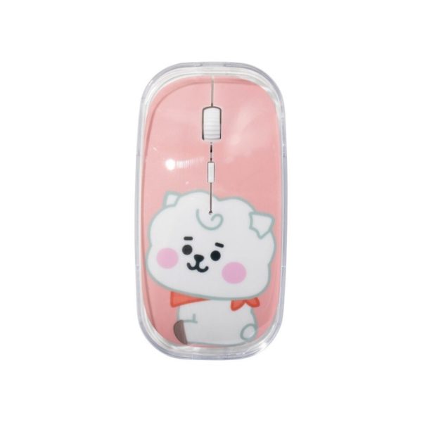 Bezdrátová USB myš s roztomilým potiskem - Lamb