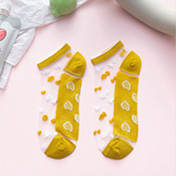 Dámské roztomilé ponožky se srdíčky - 1