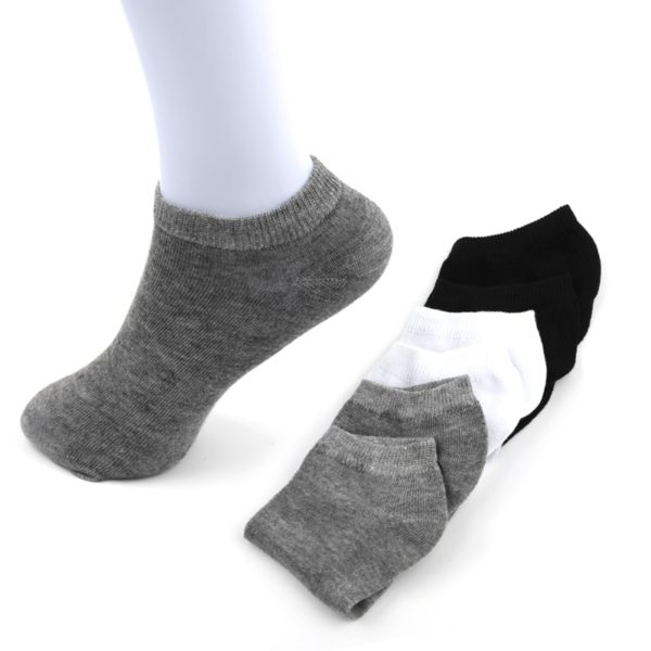 Dámské sportovní jednobarevné kotníkové ponožky - 10 párů - F, China