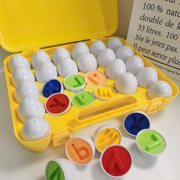 Dětská logická hra "skládací vajíčko" - 281B Eggs