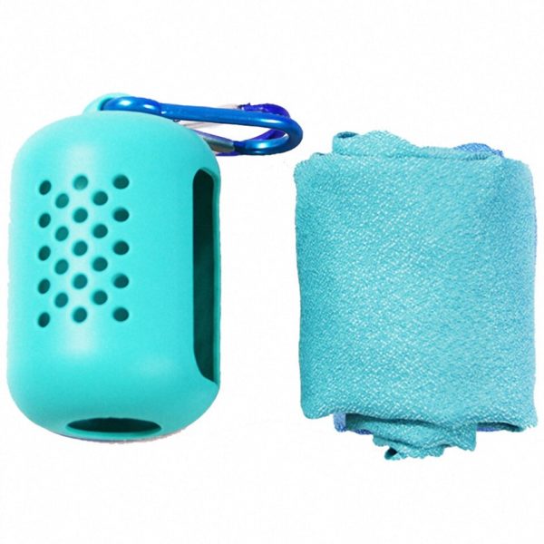 Rychleschnoucí ručník z mikrovlákna s pouzdrem - Sky Blue, 30X80cm, United Kingdom
