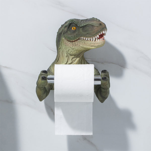 Držák toaletního papíru ve tvaru dinosaura - B
