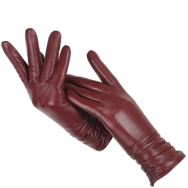 Dámské rukavice kožené - Petrolejova, Xxl