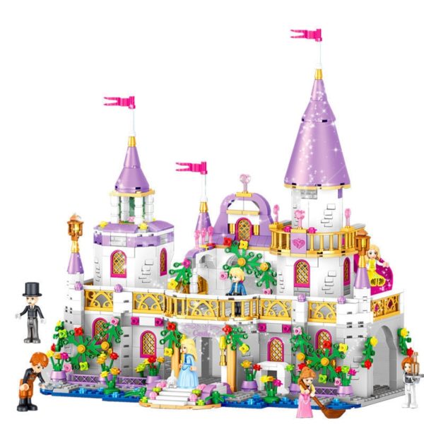 Překrásná dětská stavebnice - hrad pro princeznu