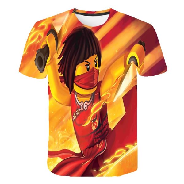 Krásné dětské tričko s Ninja motivy - Picture-color-22, 14-let, China-2