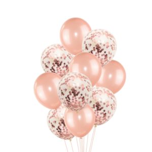 Rose Gold sada 20 ks nafukovacích balónků (20 ks)