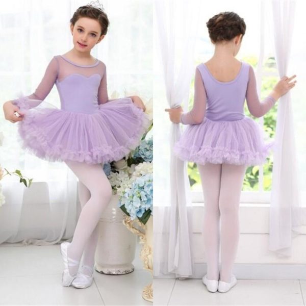 Dětský trikot s tutu sukní - Purple, 140