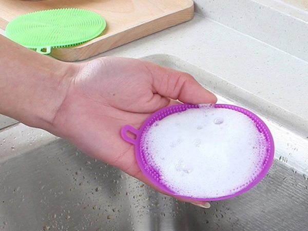 6-dílná Sada silikonových houbiček na mytí nádobí