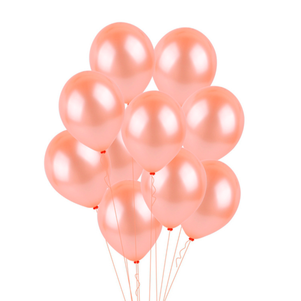 Rose Gold set nafukovacích balónků - Set-2-15-ks