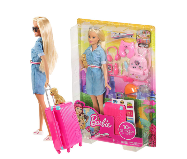 Panenka Barbie cestovatelka