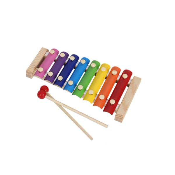 Dětský předškolní vzdělávací dřevěný xylofon