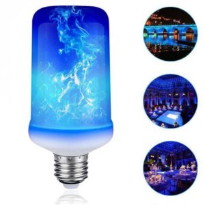 Stylové ohnivé LED žárovky - Modrá, AC 85-265V