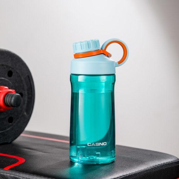 Sportovní lahev na vodu s nerezovým sítkem a rukojetí - 1500ml Orange