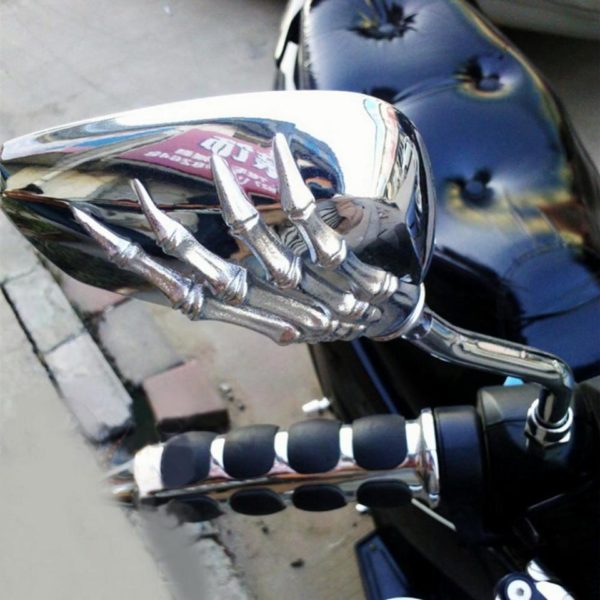 Univerzální motocyklové zpětné zrcátka - Skull