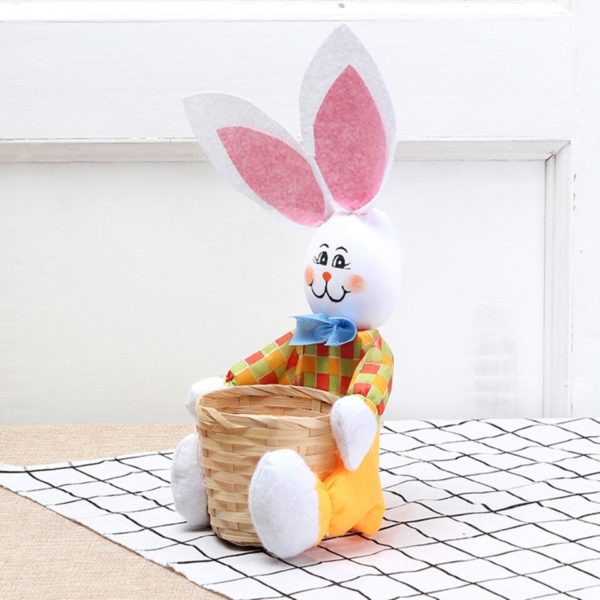 Úložný košík s velikonočním zajíčkem na sladkosti - Yellow