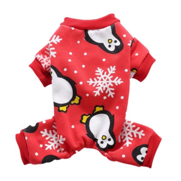Obleček pro domácí mazlíčky s vánočními motivy - E, XL, China