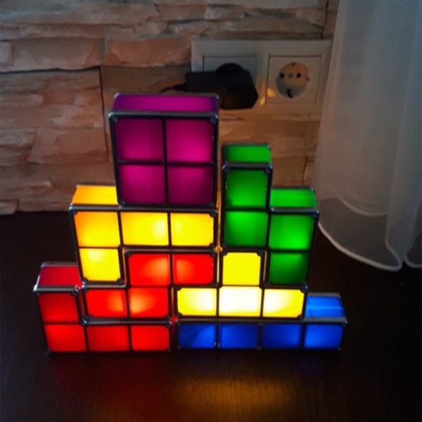 Tetris skládací LED noční světlo